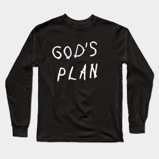 God's Plan Logo Long Sleeve T-Shirt